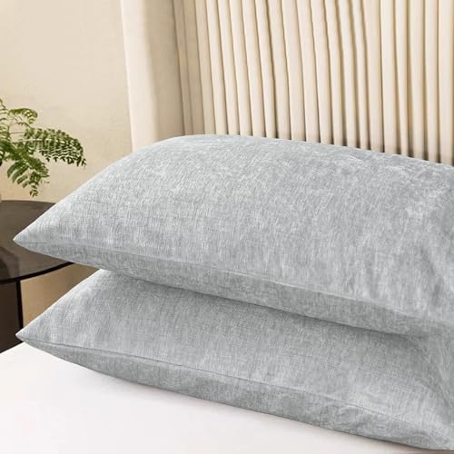 Decorative Throw Pillow Covers 26 X 20 Inches Moonbeam Gray (26" x 20" (Pack of 2) / Moonbeam Gray)