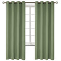 Grass Green Blackout Curtains for Bedroom 72 Inch Long (Grass Green / 52"W x 72"L (Pack of 2))