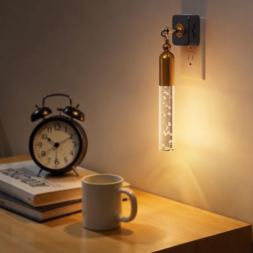 Night Lights Plug into Wall (Bubble-3000K / 1 Pack)