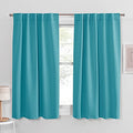 Room Darkening Curtains (Blue Mist / 42"W x 45"L (Pack of 2))