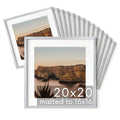 20x20 Silver Metal Picture Frames Matted to 16x16 (Set of 15 / Silver Metal / 20x20 in)