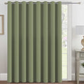 Blackout Patio Curtains 100 x 108 Inches Solid Thermal Insulated Grommet Blackout Curtains (100"W x 108"L (Pack of 1) / Sage)