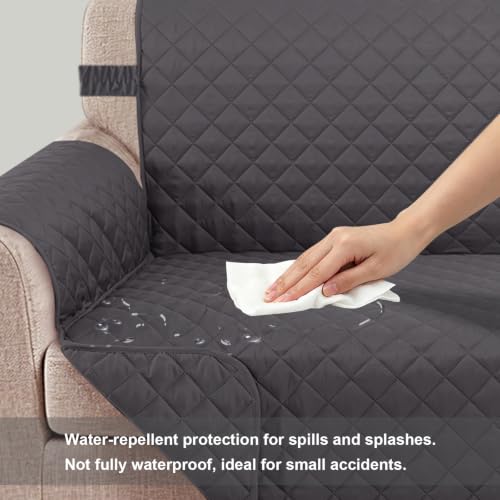 Oversized Sofa Cover for 3 Cushion (Dark Grey/Dark Grey / Sofa Xl - Xl Large (78"))