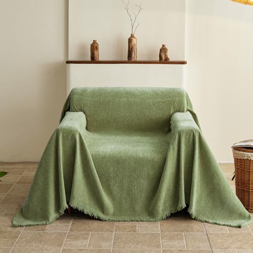 Couch Cover for Sofa (Green / 71*91 inch)