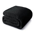 Soft Fleece Queen Size Bed Blanket (Black / Queen(90x90 In))