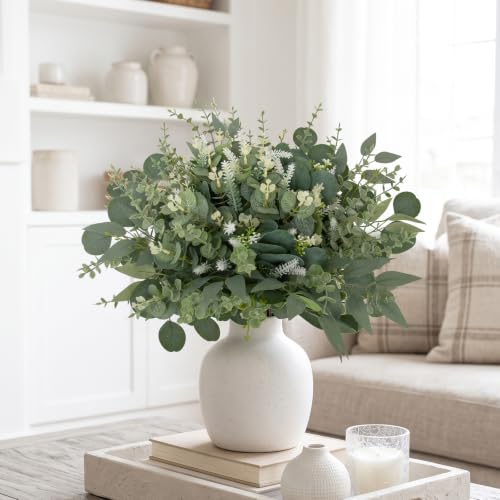 270 Pcs Artificial Eucalyptus Stems
