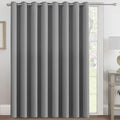 Blackout Patio Curtains 100 x 96 Inches for Sliding Door Extral Wide Blackout Curtain Panels Thermal Insulated Room Divider (100"W x 96"L (Pack of 1) / Dove Gray)