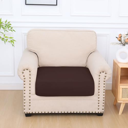 Milk Silk Couch Cushion Covers (Chocolate / Seat Cover Small)