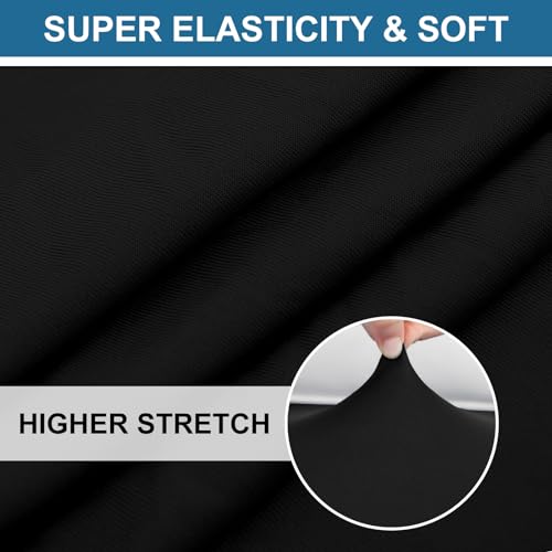 Couch Cushion Covers (Black / Seat 3 Pack)