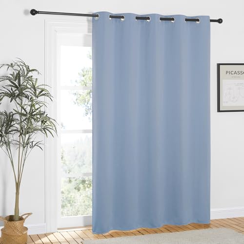 Vintage Blue Blackout Curtains 84 inch Length (Vintage Blue / 66"W x 84"L (Pack of 1))