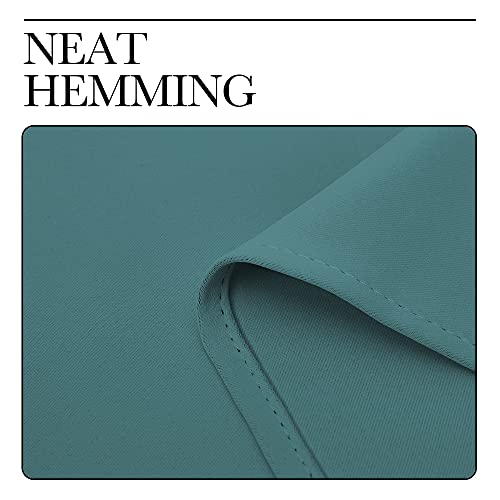 Thermal Insulated Curtains (Sea Teal / 42"W x 84"L (Pack of 2))