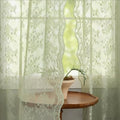 Vintage Lace Curtains (Sage Green / 52"W x 102"L (Pack of 2))