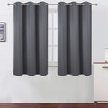 Blackout Curtains 40 x 63 inch (Grey / 40"W x 63"L (Pack of 2))
