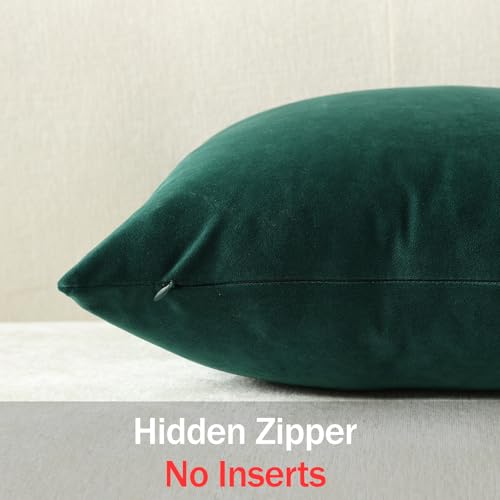 Euro Sham Covers 26x26 Green (Evergreen / 26" x 26" (Pack of 2))