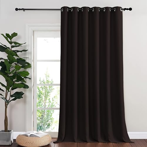 Toffee Brown Blackout Curtains for Bedroom 95 Inch Length (Toffee Brown / 80"W x 95"L (Pack of 1))