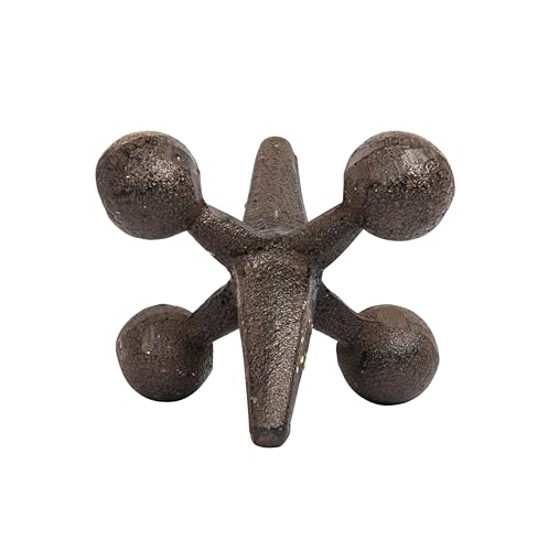 Retro Decorative Cast Iron Jack Figurine (Rust / 6 inches)