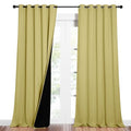 Total Shade Curtains and Draperies (Paler Yellow / 62"W x 95"L (Pack of 2))