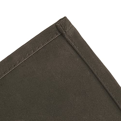 Chocolate Brown Blackout Curtains 40 x 63 Inch Length (Chocolate Brown / 40"W x 63"L (Pack of 2))