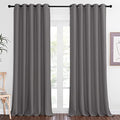 Blackout Gray Curtain 110 inch Length (Grey / 66"W x 110"L (Pack of 1))