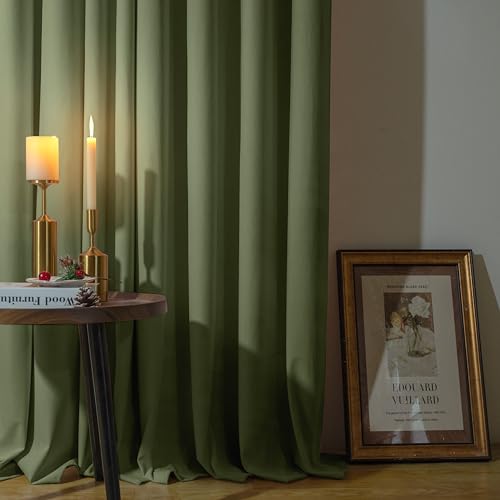 Sage Green Velvet Curtains (Sage Green / 52"W x 84"L (Pack of 2))