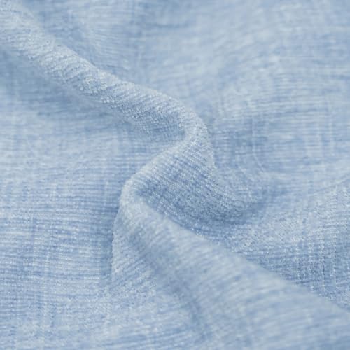 Decorative Couch Throw Pillow Covers 20 X 20 Inches Baby Blue (20" x 20" (Pack of 2) / Baby Blue)