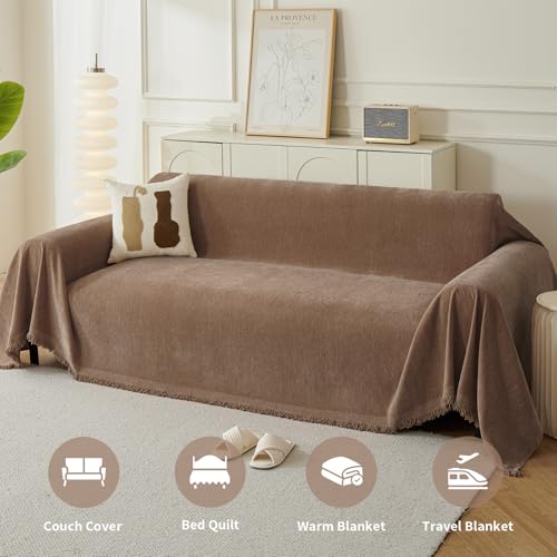 Couch Cover for Sofa (Coffee / 91*150 inch)