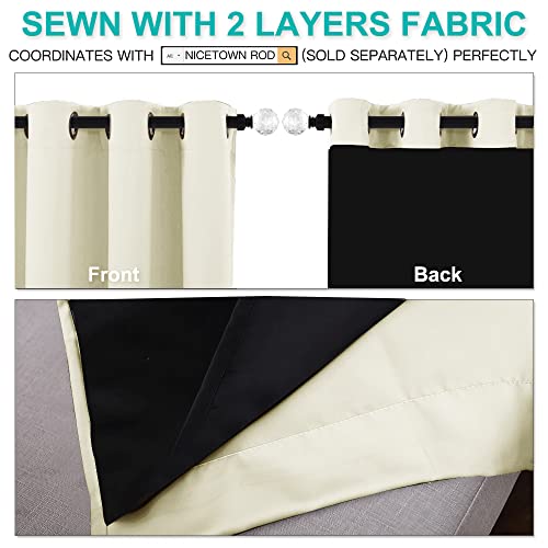 Living Room Completely Shaded Draperies (Beige / 62"W x 84"L (Pack of 2))