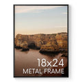 18x24 Black Picture Frame (Set of 01 / Black Metal / 18x24 in)