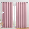 Blackout Draperies Curtains for Kids Room (Rouge Pink / 70"W x 84"L (Pack of 2))