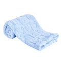 Heart Baby Blanket (01 Blue / 30"x40")