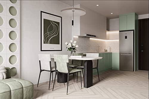 78.7''x17.3'' Green Skin Peel and Stick Wallpaper Contact Paper Modern Self Adhesive Wall Paper Removable Renter Friendly Textured Solid Color Vinyl Roll (Light Green Skin / 17.3" x 78.7")