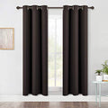 Blackout Curtain Panels for Kids Room (Toffee Brown / 42"W x 72"L (Pack of 2))