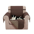 Reversible Recliner Chair Covers (Chocolate/Taupe / 23'' Chair)