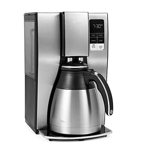 10 Cup Programmable Coffee Maker (Stainless Steel / 10 Cup Thermal Carafe + Strong Brew)