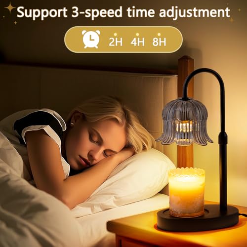 Candle Warmer Lamp Electric Timer (Gray)