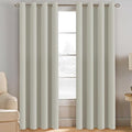 Light Blocking Curtain for Living Room Thermal Insulated Window Treatment Panel (52"W x 120"L (Pack of 1) / Ivory/Cream)
