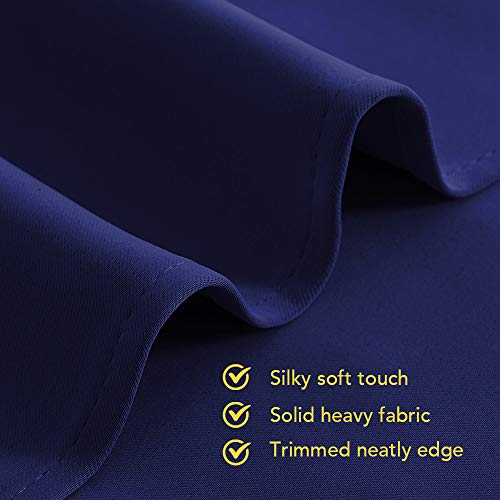 Royal Blue Blackout Curtain Panels for Bedroom (Royal Blue / 42"W x 40"L (Pack of 2))