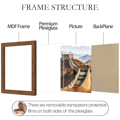 6x8 Picture Frame (Brown / 6x8)