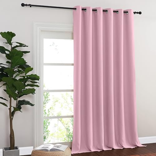 Blackout Curtains & Drapes (Rouge Pink / 80"W x 144"L (Pack of 1))