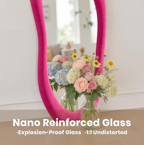 Full Length Mirror (Rose Pink / 63"L x 24"W)