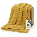 Soft Yellow Throw Blanket for Couch Decor Gifts 50"x60" (Yellow / Throw)