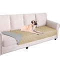 Waterproof Dog Bed Cover Pet Blanket for Furniture Bed Couch Sofa Reversible (30x90 Inch (Pack of 1) / Beige+lightgrey)