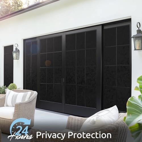Rainbow Window Privacy Film (35.4" x 78.5" / Black)