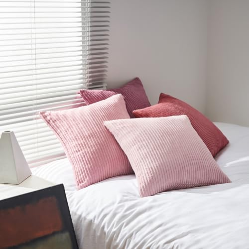 Pink Throw Pillow Covers 16x16 Inch Set of 4 (Pink / 22" x 22" (Pack of 4))