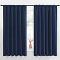 Blackout Curtains for Bedroom (Navy / 70"W x 63"L (Pack of 2))