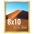 8x10 Picture Frame for Wall Display (Gold / 8x10)