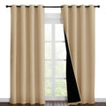 Living Room Completely Shaded Draperies (Biscotti Beige / 55"W x 86"L (Pack of 2))
