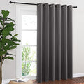 Sliding Door Curtains (Grey / 80"W x 84"L (Pack of 1))