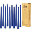 0.87×10 Inch Blue Taper Candles (Blue)
