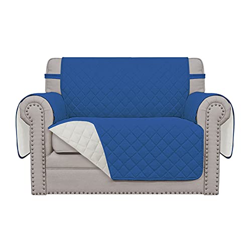 Reversible Couch Cover (Blue/Ivory / Small-XL Chair)